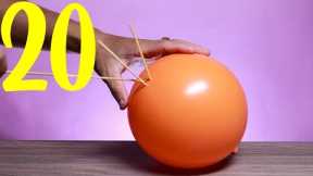 20 AMAZING SCIENCE EXPERIMENTS TO DO AT HOME! Compilation