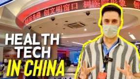 How is technology used to improve health services in China