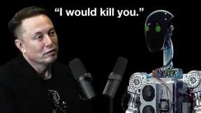 First chat with the “conscious” AI & Tesla's robot, w Elon Musk. AI's first serious threat.