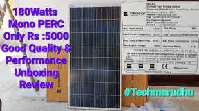 Rs:5000 180Watts Mono PERC New Solar Panels Low Price Offers