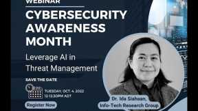 Leverage AI in Threat Management by Dr. Ida Siahaan