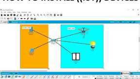 How to configure IoT devices in Packet Tracer? how to control IoT devices with Laptop and mobile?