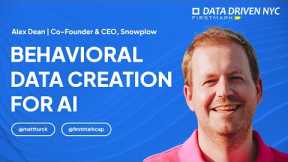Behavioral Data Creation for AI | Snowplow Co-Founder & CEO Alex Dean