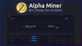 💰 BITCOIN MINING SOFTWARE // BTC PC Miner | GPU + CPU BitCoin PC Windows Miner FREE DOWNLOAD