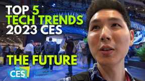 TOP 5 TECH TRENDS from CES 2023 - TVs, AR/VR, Smart home & more