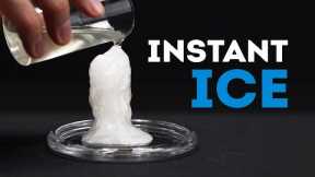 10 Crazy Ice Experiments & Tricks