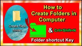 How to create a new Folder in your computer | How to create folder shortcut on desktop windows