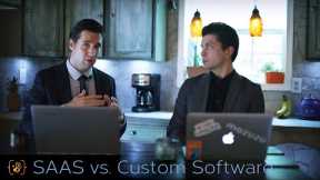 SAAS vs. Custom Software. When and why - The one minute overview