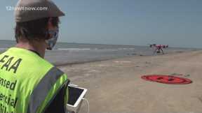 Lamar University researchers use drone technology to help fight future erosion, reduce impact of sto