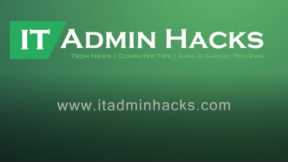 IT Admin Hacks | Tech News | Computer Tips | Apps & Gadget Reviews