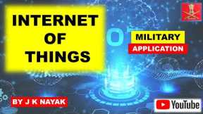 Internet of Things in Military application.  IoT new Technology. Smart IoT devices with protocol