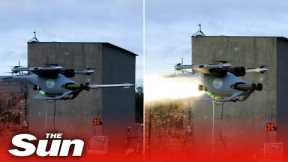 New RAF 'Jackal' drone fires missiles in demonstration