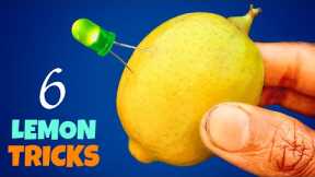 6 Amazing Lemon Tricks || Easy Science Experiments With Lemon