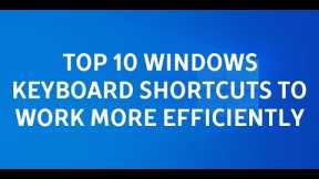 Top 10 windows shortcut for you pc #computer #technology #tech #trending #windows10 Like aim (50) ☺!