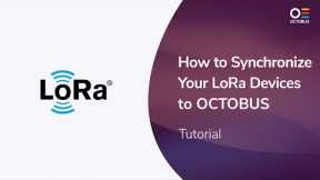 004 - How to Synchronize Your LoRa Devices to OCTOBUS - The SaaS IoT Platform - Tutorial
