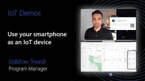 Demo: Use your smartphone as an IoT device
