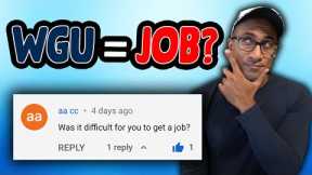 Is it Difficult to get a Job After WGU? (BS IT) | JOB AFTER GRADUATING WGU BS I.T. (2021)