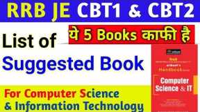 RRB JE MOST IMPORTANT BOOKS FOR COMPUTER SCIENCE & INFORMATION TECHNOLOGY EXAM GROUP | RRB JE BOOKS