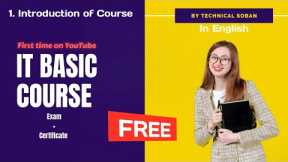 IT Basic Course in English with Certificate:paid for FREE #viral #yt #free #course #fact