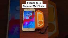 Flipper Zero Unlocks My iPhone ☠😐👀 TECHNOLOGY TREND INDUSTRY GADGETS #shorts#cybersecurity#TechTips