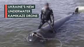 Ukrainian engineers test new underwater kamikaze drone 'Marichka'