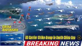 Hundreds of Aircraft From US Carrier Strike Group Take Off Suddenly Near a Chinese Military Island