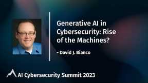 Generative AI in Cybersecurity: Rise of the Machines?