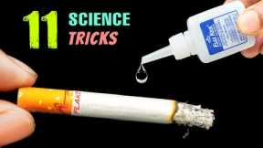11 Awesome SCIENCE MAGIC TRICKS & Experiments