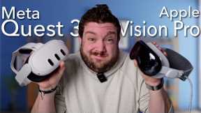 Apple Vision Pro VS Meta Quest 3! HONEST Comparison!