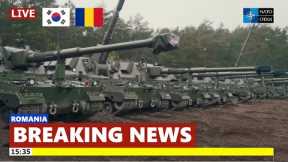 Romania acquired new military technology from South Korea including K9 howitzers and K2 tanks