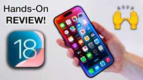 iOS 18 Hands-On REVIEW - Is it Worth it?
