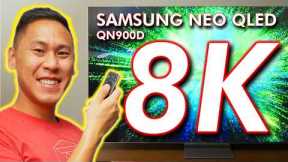 THIS is Why 8K Makes Sense! - Samsung Neo QLED QN900D 85 MiniLED TV Review