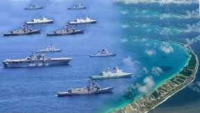 China Shock! (June 16, 2024) US Sent Dozent Destroyer Ship to the West Philippine Sea