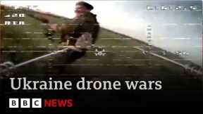 Ukraine frontline report:  the deadly new weapon of drone warfare | BBC News