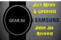 Samsung Gear S4 Smartwatch - July