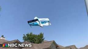 Amazon’s drone delivery service pilot program faces new scrutiny in College Station, Texas