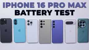 iPhone 16 Pro Max vs Galaxy S24 Ultra vs Pixel 9 Pro: Battery Test