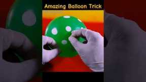 Amazing Balloon Trick - #science #balloon #ytshortsindia