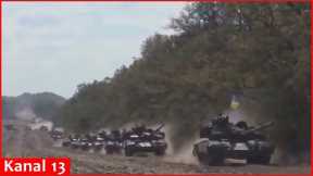 After Russian counteroffensive in Kurk, a large number of Ukrainian military equipment entered Kursk