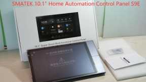 S9E Tuya 10 Smart Home Automation Control Panel Android Wall Zigbee Gateway  SMATEK China factory