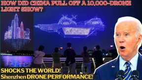 Unbelievable! China Shatters World Records with a Stunning 10,197-Drone Performance! ShenZhen China