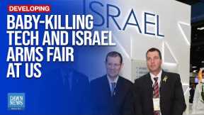 Watch: American asks Israeli pavilion at military industry fair about baby-killing tech | Dawn News