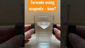 TORNADO using magnets | how ? | physics trick