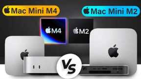 NEW M4 Mac Mini Vs M2 -  REVIEW OF SPECS!