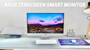 This Setup Does It All: Asus ZenScreen Smart Monitor (MS27UC)