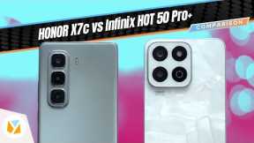 HONOR X7c vs Infinix HOT 50 Pro+ Comparison Review