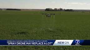 How a Beatrice farmer is using new drone technology to help crops