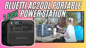 BLUETTI AC200L Portable Power Station Review | 2,400W 2,048Wh
