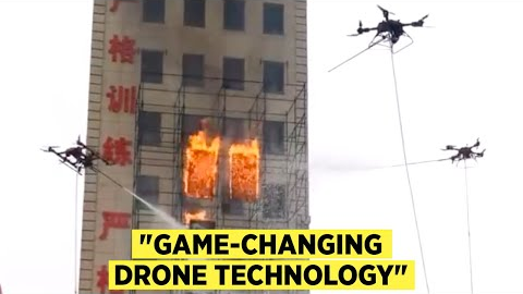 Breaking | China Shows Off Insane Fire Fighting Drones