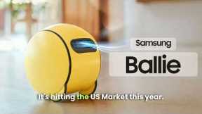 Samsung's Ballie: The Future of Home Robots at CES 2025!